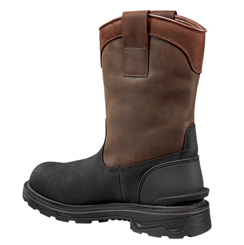 Load image into Gallery viewer, Carhartt IRONWOOD INSULATED 11&quot; ALLOY TOE WELLINGTON 10.5W Brown Oil Tanned/Black Coated

