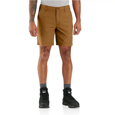 Carhartt Rugged Flex® Relaxed Fit Canvas Work Short (Carhartt Brown) Size 44