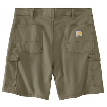 Carhartt Rugged Flex® Relaxed Fit 9" Canvas Cargo Work Short (Burnt Olive) Size 40