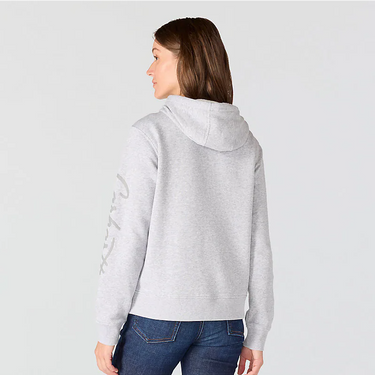 Carhartt Women's Sawyer Script Logo Sweatshirt (Heather Grey) Size L