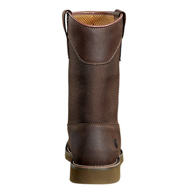 Carhartt Men's Waterproof 10" Steel Toe Wellington Wedge Boot (Dark Brown) Size 10M