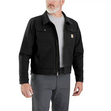 Carhartt Rugged Flex® Duck Berwick Jacket (Black) Size XLT