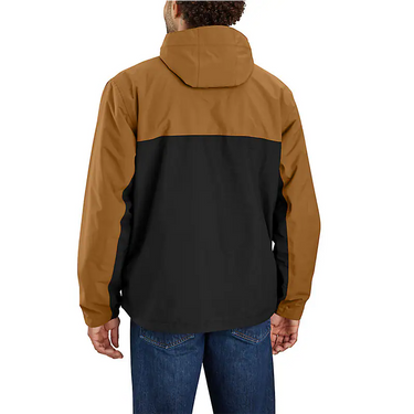Carhartt Men's Storm Defender® Waterproof Jacket - Relaxed Fit (Carhartt Brown/Black) Size XXLT