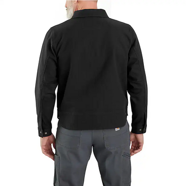 Carhartt Rugged Flex® Relaxed Fit Duck Jacket (Black) Size XXLT