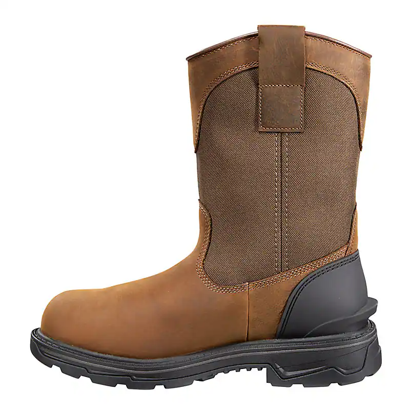 Load image into Gallery viewer, Carhartt IRONWOOD WATERPROOF 11&quot; SOFT TOE WELLINGTON 9.5M Bison Brown Oil Tan

