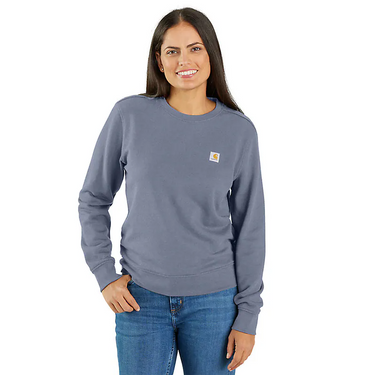 Carhartt Women's TENCEL™ Fiber Series Relaxed Fit French Terry Crewneck Sweatshirt (Wisteria) Size XXL