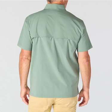 Carhartt Force Sun Defender™ Woven Relaxed Short Sleeve Shirt (Green Slate) Size XXL