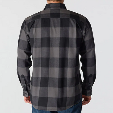 Carhartt Loose Fit Heavyweight Flannel Long-Sleeve Plaid Shirt (Gravel) Size XXL
