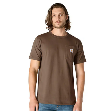Carhartt Force® Relaxed Fit Short-Sleeve Pocket T-Shirt (Sepia) Size S