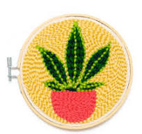 Kikkerland Punch Needle Kit - Plant