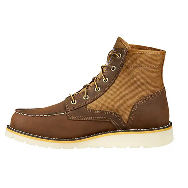 Carhartt Men's 6" Moc Toe Wedge Boot (Brown Leather/Nylon) Size 10 1/2M