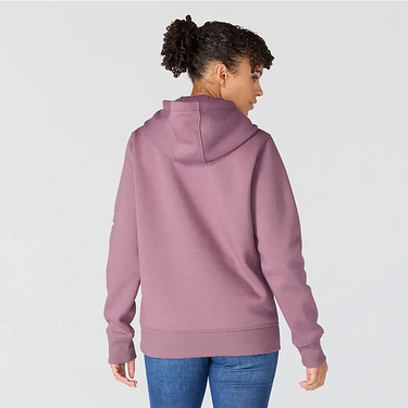 Carhartt Women's Iconic Clarksburg Logo Sweatshirt (Ash Berry Heather) Size S