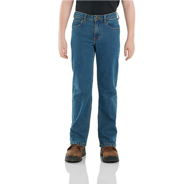 Carhartt Boy's Denim 5-Pocket Jean (Indigo) Size 10