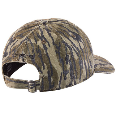 Carhartt Odessa Leatherette Camo Cap (Mossy Oak Bottomland Camo)