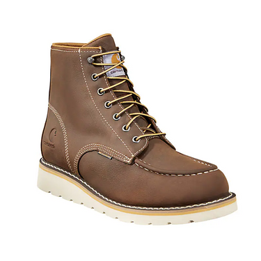 Carhartt Men's Waterproof 6" Moc Toe Wedge Boot (Sable) Size 10 1/2W
