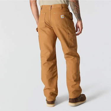 Carhartt Iconic B01 Firm Duck Double-Front Dungaree (Carhartt Brown) Size 34x36