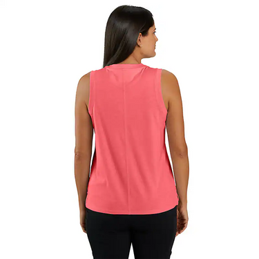 Carhartt Women's TENCEL™ Fiber Series Relaxed Fit Tank (Pink Salmon) Size M