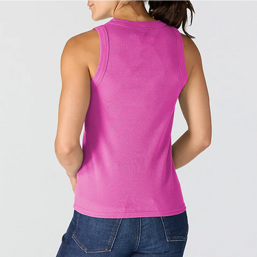 Carhartt Women's TENCEL™ Fiber Series Fitted Ribbed Tank (Electric Fuchsia) Size XL