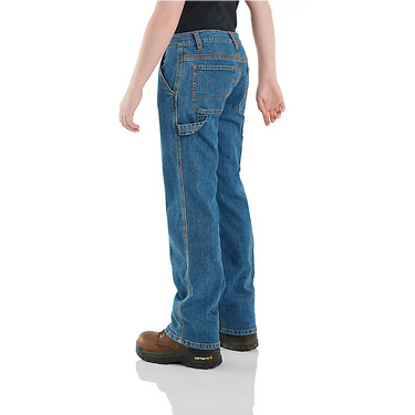 Carhartt Boy's Denim Dungaree Pant (Indigo) Size 7