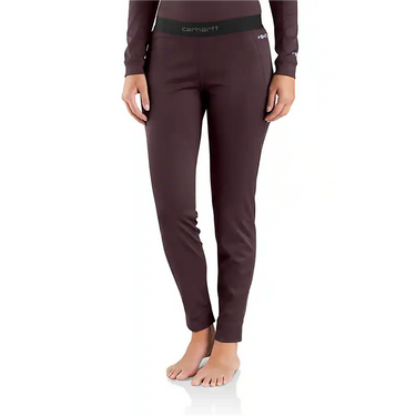 Carhartt Women's Base Force® Midweight Tech Bottom (Deep Wine) Size XL