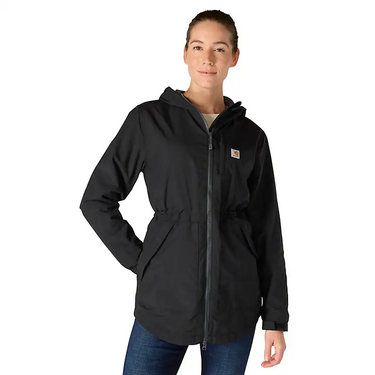 Carhartt Women's Rockford Coat - Relaxed Fit - Lightweight (Black) Size L