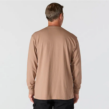 Carhartt Loose Fit Heavyweight Long-Sleeve Pocket T-Shirt (Soft Sepia) Size M