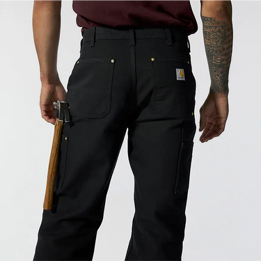 Carhartt Iconic B01 Firm Duck Double-Front Dungaree (Black) Size 40x34