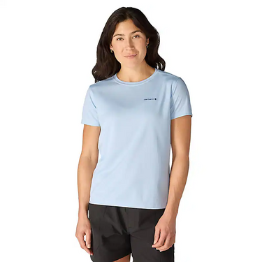 Carhartt Women's Force Sun Defender™ Relaxed T-Shirt (Blue Aura) Size