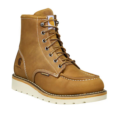 Carhartt Women's Waterproof 6" Moc Toe Wedge Boot (Light Brown) 11M