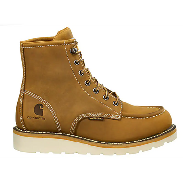 Carhartt Women's Waterproof 6" Moc Toe Wedge Boot (Light Brown) 11M