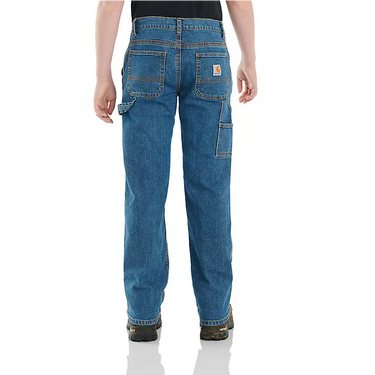 Carhartt Boy's Denim Dungaree Pant (Indigo) Size 7