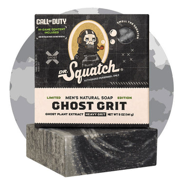 Dr. Squatch x Call of Duty: Ghost Grit Bar Soap 5 oz