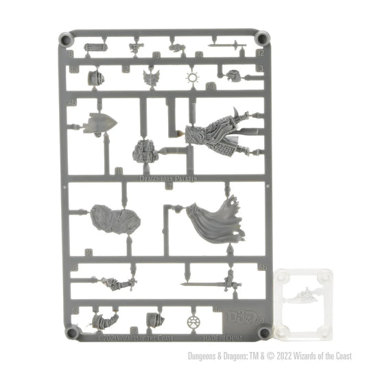 D&D FRAMEWORKS: DRAGONBORN PALADIN MALE - UNPAINTED AND UNASSEMBLED