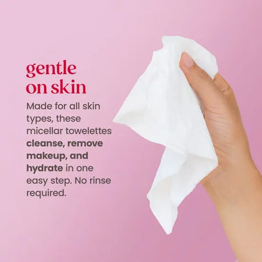 Burt's Bees Micellar Makeup Removing Towelettes with Rose Water