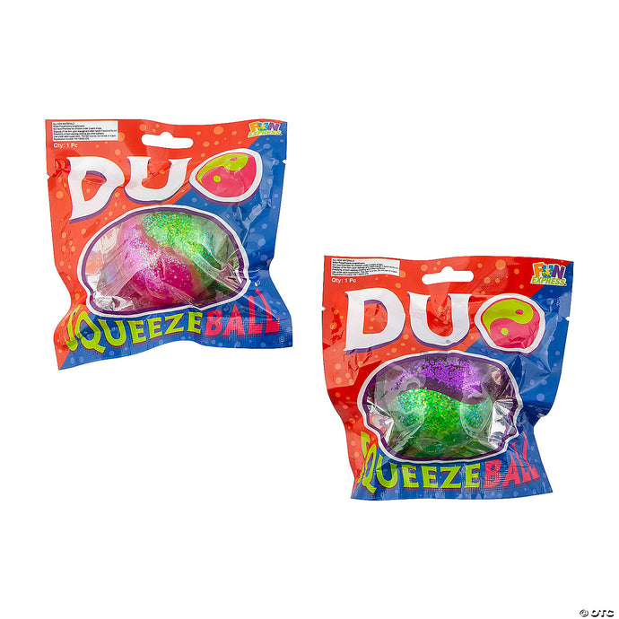 Duo Glitter Squeeze Balls