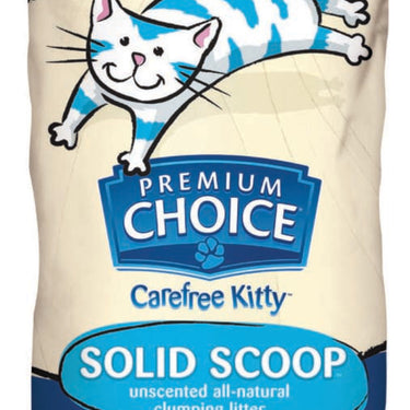 Premium Choice Litter Carefree Kitty Unscented All Natural Scoop Cat Litter 25#