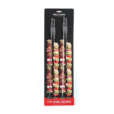Grill Mark Steel 17" Sprial Skewers (4 Pack)