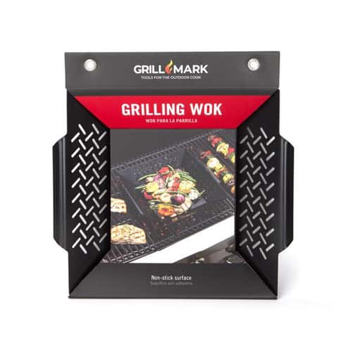 Grill Mark Steel Wok Topper 12