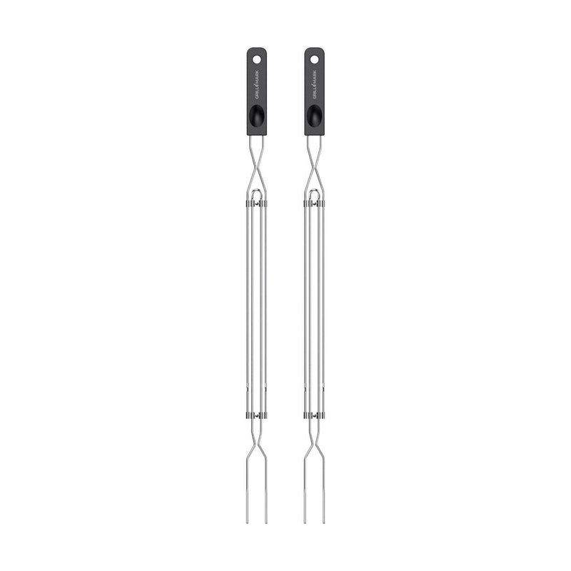 Load image into Gallery viewer, Grill Mark Silver Extension Fork with Glow (2 Pack)
