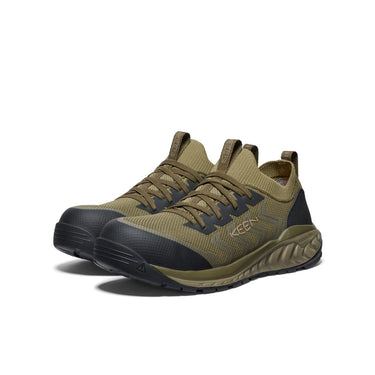 Keen Men's Arvada Shift Carbon Toe Work Sneaker (Martini Olive/Black) Size 11D