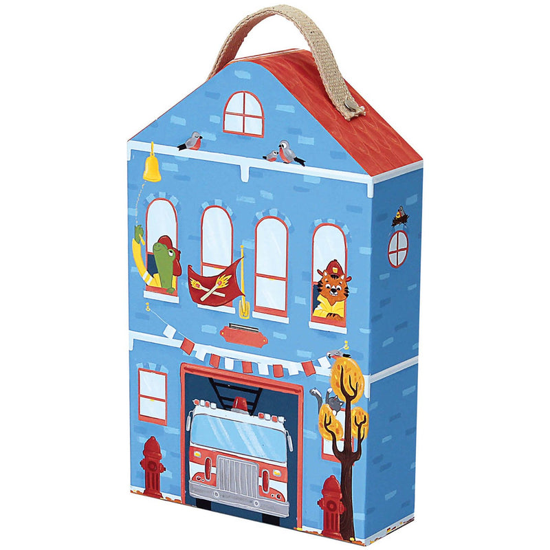 Load image into Gallery viewer, Krooom Captain Furry&#39;s Fire Station Playset
