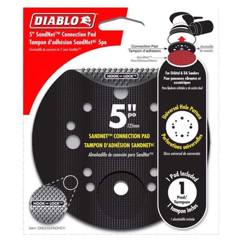 Load image into Gallery viewer, Diablo SandNet 9 in. L X 3-2/3 in. W 220 Grit Ceramic Blend Sanding Sheet 5 pk
