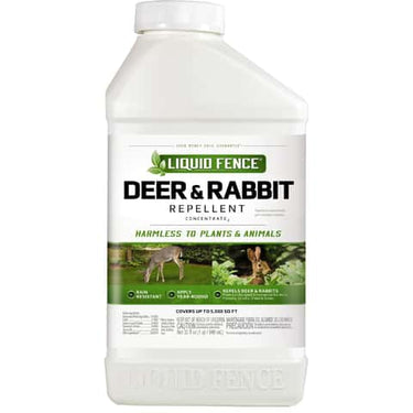 Liquid Fence Animal Repellent Liquid For Deer and Rabbits 32 oz