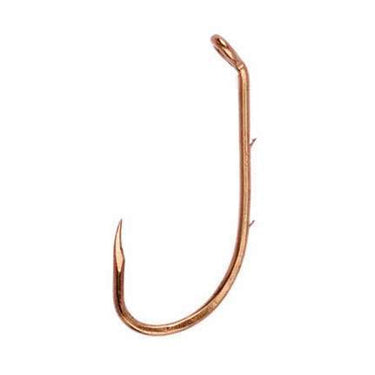 Eagle Claw Lazer Sharp Baitholder Hook 10 Pack (Bronze) Size 8