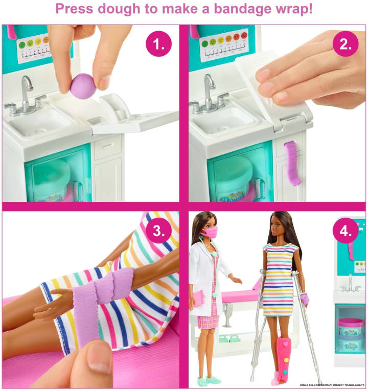 Load image into Gallery viewer, Barbie Fast Cast Clinic Playset
