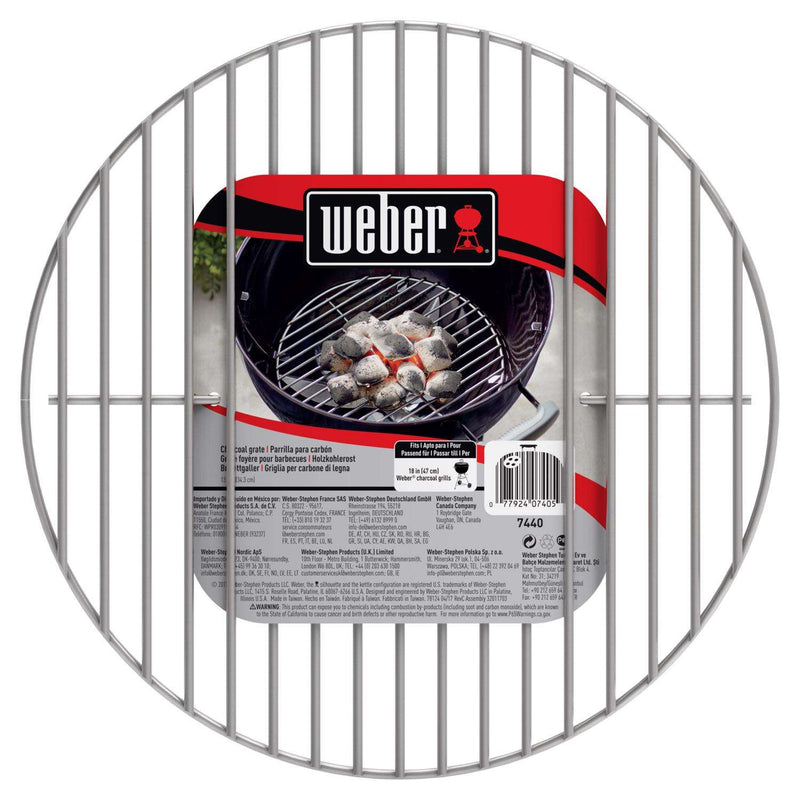 Load image into Gallery viewer, Weber Steel Charcoal Grate For 18&quot; Weber Charcoal Grills
