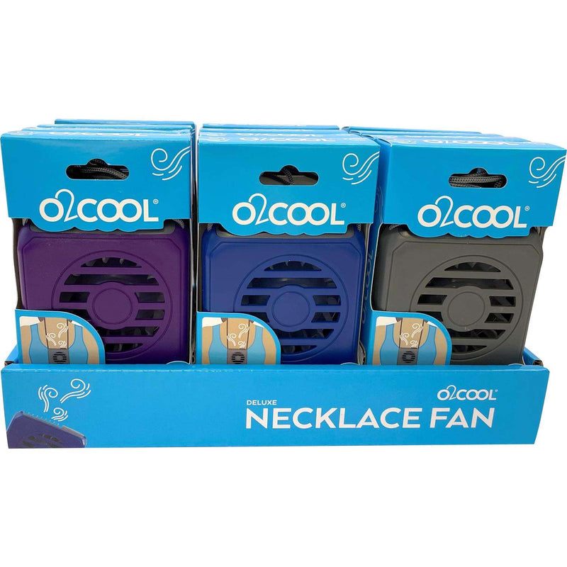 Load image into Gallery viewer, O2Cool Deluxe Necklace 6.69 in. H X 2.5 in. D 1 speed Personal Fan (1 Fan)
