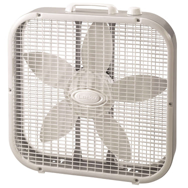 Lasko 21-3/4 in. H X 20 in. D 3 speed Box Fan White