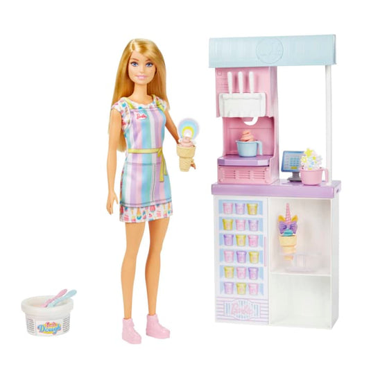 Barbie Ice Cream Shop Playset with Doll