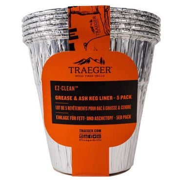 Traeger EZ-Clean Aluminum Grease & Ash Liner 6.3" (5 Pack)